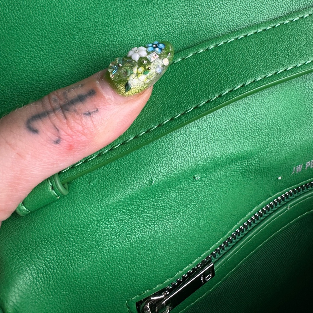JW PEI Green Quilted Puffy Crossbody Bag - Picture 9 of 15